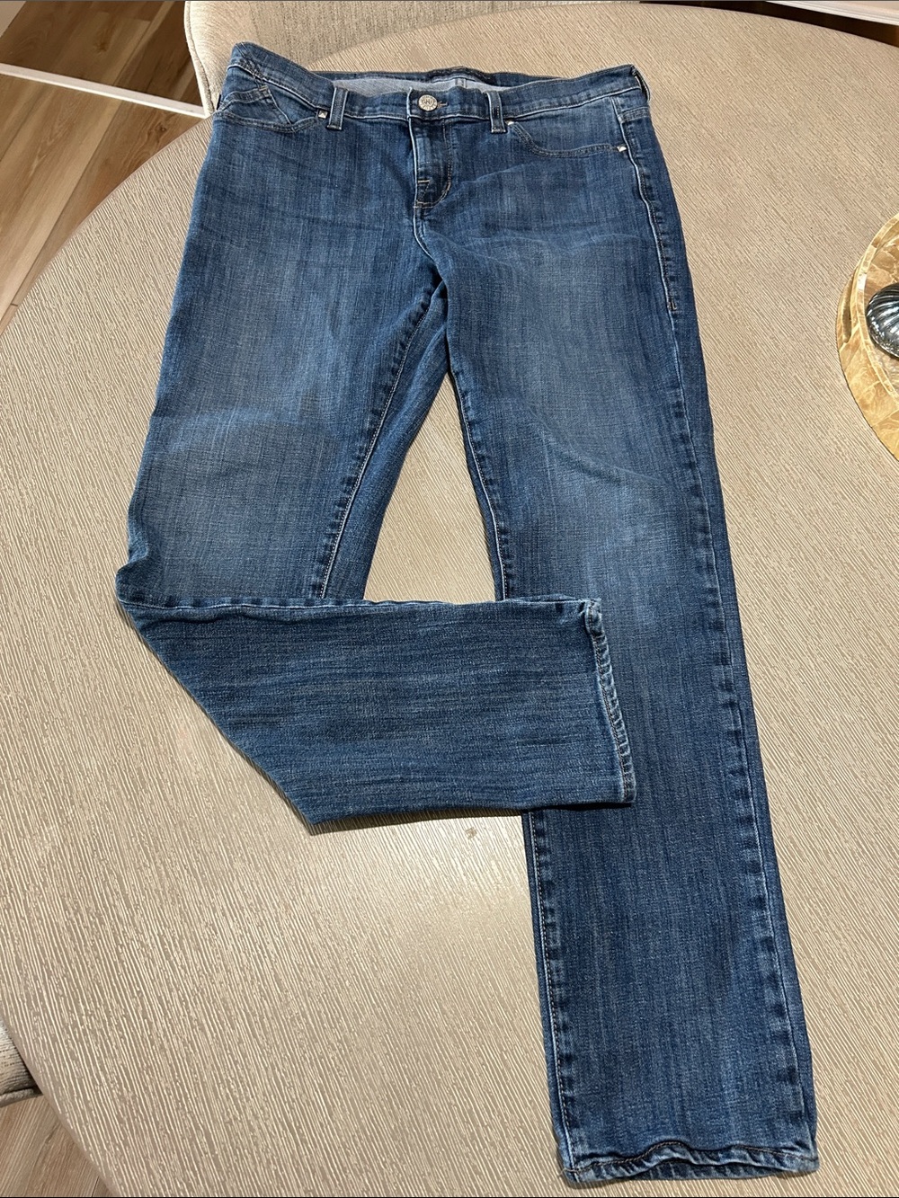Rock & Republic Mid-Blue Straight Leg Jeans